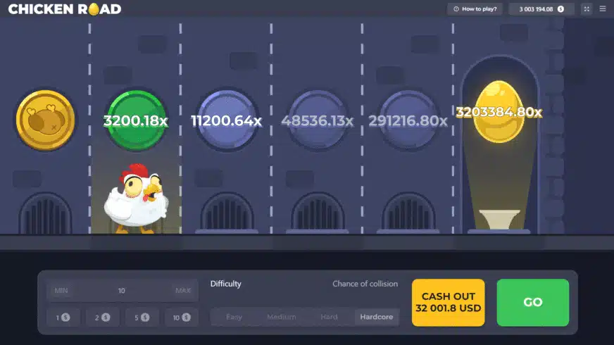 مميزات لعبة Chicken Road